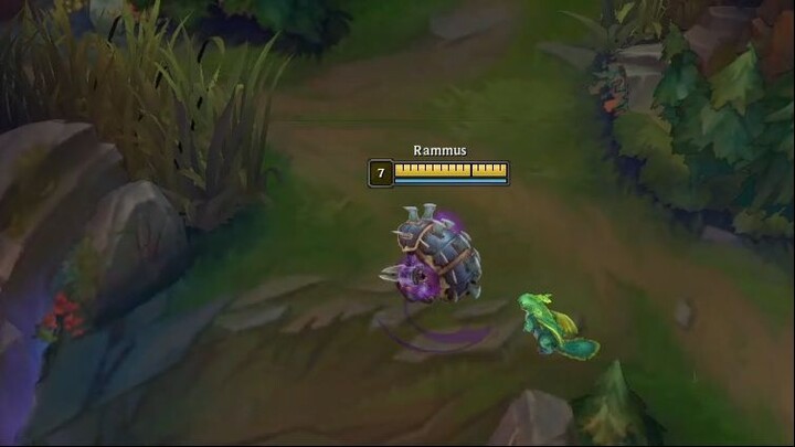 Game Play in LEAGUE OF LEGENDS, Armored Rammus - Rank Solo