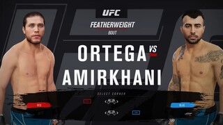 Featherweight - Quarterfinals: Ortega vs Amirkhani (CPU vs CPU)