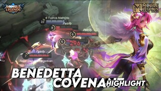SEKALI ULTI KENA 5? WHO WIN?! || HIGHLIGHT BENEDETTA - MLBB