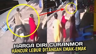 Aksi Heroik Emak- Emak Mampu Menangkap Curanmor !! Rekaman Cctv 2023