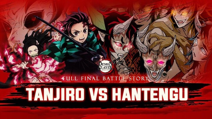 KAMADO TANJIRO VS HANTENGU EPIC BATTLE PART 1  Review Demon Slayer 106 sd 115