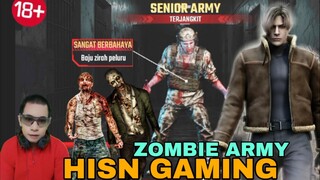 serangan zombie army berbaju zirah