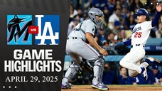 FULL GAME | Miami Marlins vs Los Angeles Dodgers | April 29, 2025