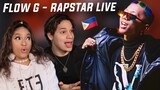 Waleska & Efra react to Flow G LIVE for the first time | Rapstar & Moon