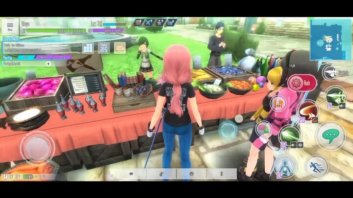 Floor 1 Sword Art Online Integral Factor (MMORPG android gameplay)