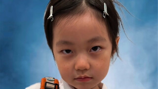 挑战在家给幼崽拍一组，美式证件照