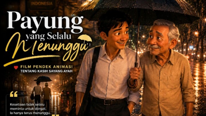Payung yang Selalu Menunggu ☔ | Film Pendek Animasi tentang Kasih Sayang Ayah