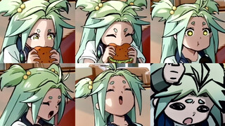 The cutest wandering singer, Lucky Qing, is so cute even when eating🥰