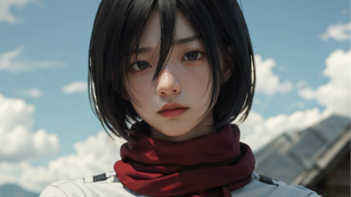 [AI] Attack on Titan -Mikasa