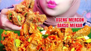 ASMR OSENG MERCON BAKSO MEKAR PEDAS | ULUL ASMR MUKBANG INDONESIA