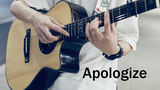 Cover Apologize with guitar