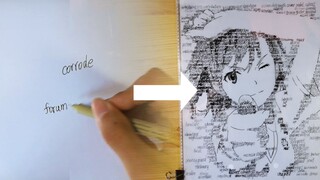 [Painting] Drawing Misaka Mikoto can not coexist with English words?