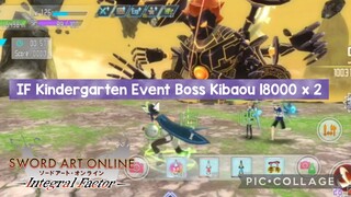 Sword Art Online Integral Factor: IF Kindergarten Event Boss Kibaou 18000 x 2