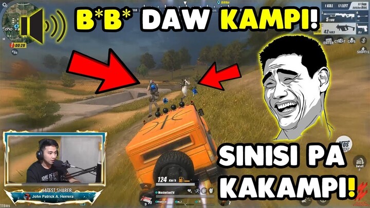 B*B* DAW KAMPI NYA! SINISI PA ANG KAKAKAMPI || Rules of Survival ASIA