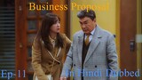 Business Proposal /// Ep- 11 /// In Hindi Dubbed /// KDramaTop