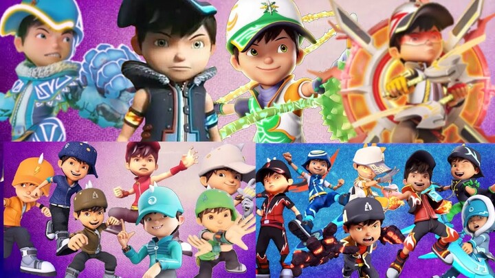 🎤 Lagu Nama - Nama Boboiboy 7 Kuasa Elemental & Boboiboy Kuasa Elemental Fusion | Parody