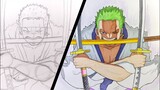 How to Draw Zoro (Three Swords) - [One Piece]