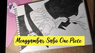 Menggambar Sa D Bo Sabo Pasukan Revolusi dari One Piece