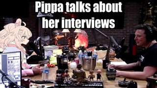 Pippa talks about her interviews