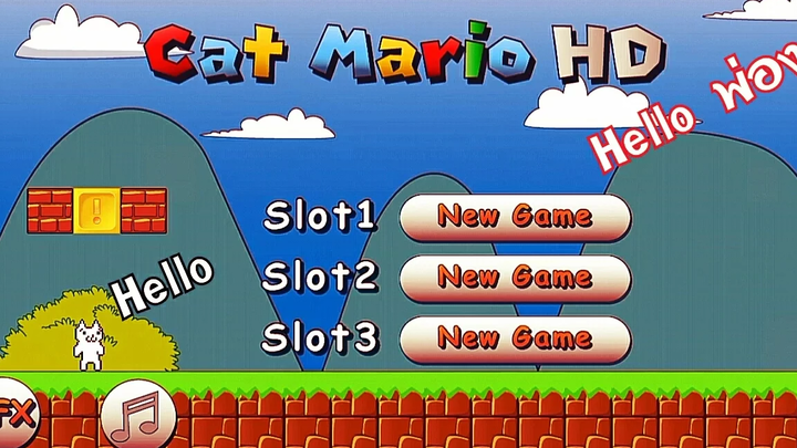 Cat mario สุดยอดเกมหัวร้อน!!!