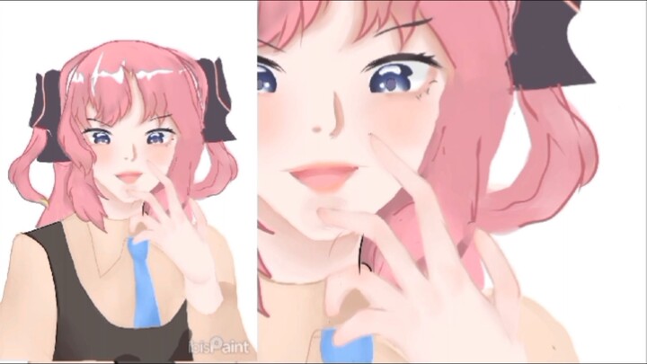 Menggambar dan mewarnai karakter anime baru bareng aku