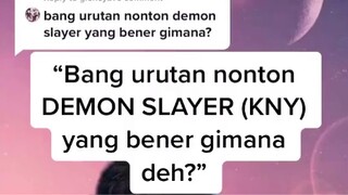 Urutan Nonton Demon Slayer