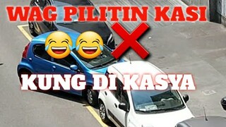 huwag mo na kasing pilitin pag hindi kasya,Hirap mag parking sa milan italy