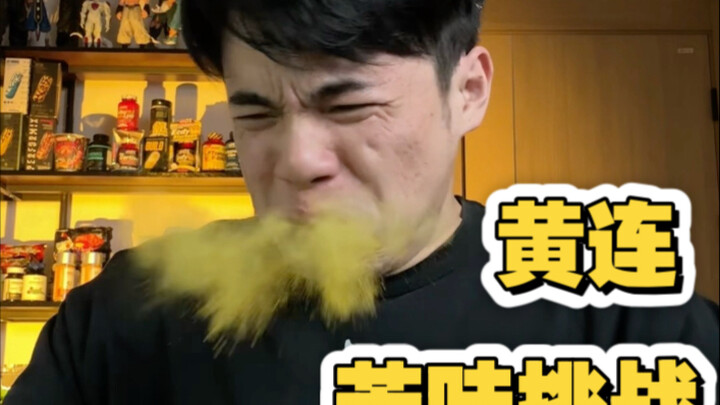 苦味食物挑战第一期，哑巴黄连