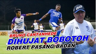 MASIH TUMPUL😠 BRUNO CANTANHEDE DIHUJAT BOBOTOH PERSIB BANDUNG, ROBERT MEMBELA