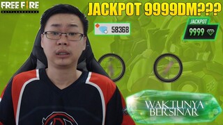 JACKPOT 9999DM?!? WAKTUNYA BERSINAR?!? GARENA BERCANDA? FREE FIRE INDONESIA