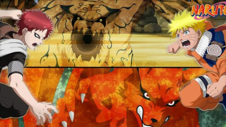 Naruto dan Gamabunta VS Shukaku