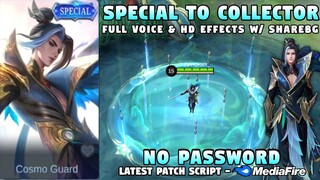 New Ling Special To Collector Skin Script No Password | Ling Serene Plume Collector Script | MLBB