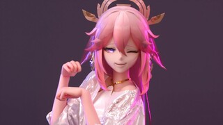 Yae Kamiko "บนบาร์+Arigato Nya~!" MMD (หน้าจอแนวตั้ง)