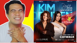 ATEBANG REACTION | ROAD TO MISS UNIVERSE VIETNAM 2021 KIM DUYEN EPISODE 4 CATWALK #RTMU