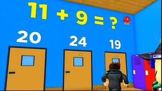 aku ajarin ya cara hitung 11 + 9 | GAME MATH QUIZ | GAME ROBLOX GAME ROBLOX | ROBLOX | MATHS QUIZ