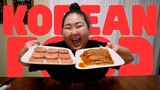 KOREAN FOOD MUKBANG!!! Kimchi + fried SPAM + rice and more!