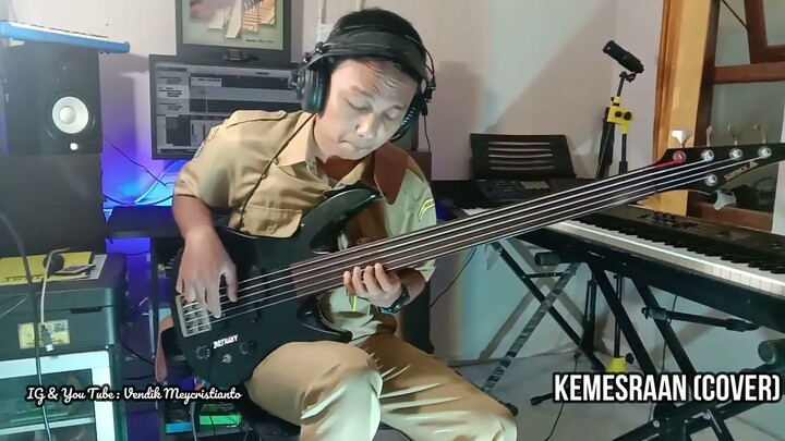 Belajar musik mudah Bass cover Kemesaraan-Pak Guru nge bass