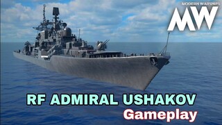 Modern Warships: RF ADMIRAL USHAKOV Russian battle cruiser gameplay.