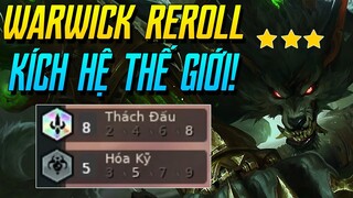 (ĐTCL) WARWICK REROLL 8 THÁCH ĐẤU 5 HÓA KỸ SIÊU LỖI ĐỊA NGỤC KO CẦN ĐỒ CHUẨN VẪN TOP 1! | iLoda