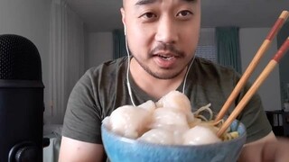 ASMR Har Gow, Soybean Sprout (Soy Tauge) & Udon - Eating Sounds