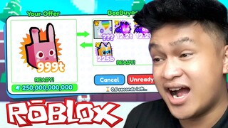 TRADING MY BUNNY TO EXCLUSIVE PET (Grabe) in Pet Simulator X