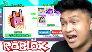 TRADING MY BUNNY TO EXCLUSIVE PET (Grabe) in Pet Simulator X