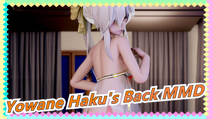 [Yowane Haku/4K Portrait/Cloth Solver] Yowane Haku's Back