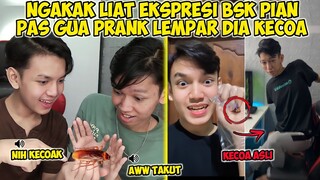 PRANK LEMPAR KECOA ASLI KE BSK PIAN!! DIA LANGSUNG PANIK KETAR KETIR😂🤣