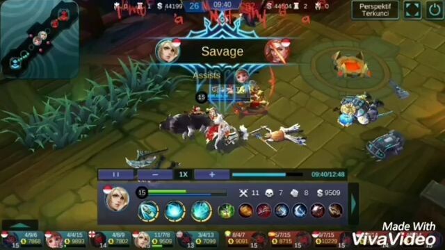 Tumben pake mm hasinya savage walaupun di brawl   #mobilelegends #mobilelegend #