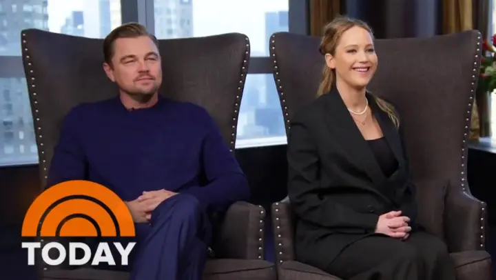 Jennifer Lawrence And Leonardo DiCaprio Discuss Their New Film 'Don't Look Up'