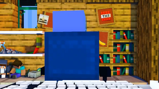HUY NOOB ĐƯỢC NHẬN NUÔI BỞI CHOCOBO TRONG MINECRAFT_HUY NOOB 1 NGÀY SỐNG TRONG G