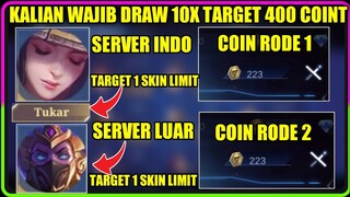 KALIAN WAJIB DRAW EVENT MLBB X STARWARS RODE 1 BIAR DAPAT 400 COIN TARGET 2 SERVER 2 SKIN EPIC LIMIT