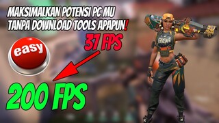 NAIKIN FPS LO DI VALORANT DENGAN CARA INI! | No Download" | Valorant Indonesia