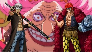 ONE PIECE PART 21 - TRAFALGAR LAW DAN EUSTASS KID BERALIANSI MELAWAN BIG MOM